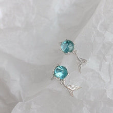 Load image into Gallery viewer, Crystal Mermaid Earrings