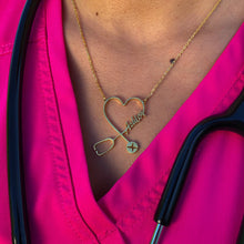 Load image into Gallery viewer, Personalized Stethoscope Necklace