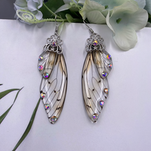 Load image into Gallery viewer, Fairy Wing Statement Earrings