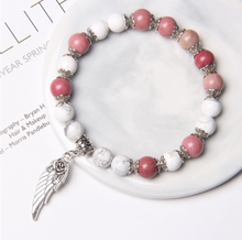 Load image into Gallery viewer, Angel Wing Quartz Crystal Bracelet