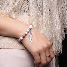 Load image into Gallery viewer, Angel Wing Quartz Crystal Bracelet
