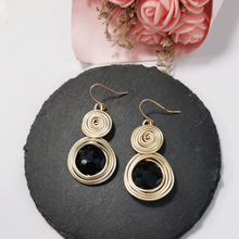 Load image into Gallery viewer, Handmade Crystal Statement Earrings