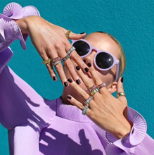 Load image into Gallery viewer, Monochrome Stackable Rings