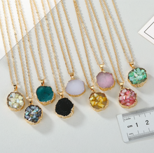 Load image into Gallery viewer, Resin Moonstone Pendant Necklace