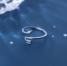 Load image into Gallery viewer, Sterling Silver Snake Ring