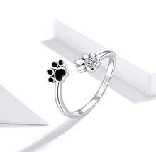 Load image into Gallery viewer, Furry Friend 925 Sterling Silver Ring