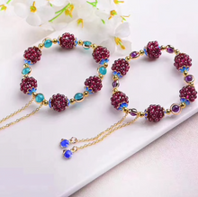 Load image into Gallery viewer, Natural Garnet Stone Pomegranate Bracelet