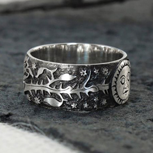 Load image into Gallery viewer, Engraved Sun & Moon Ring