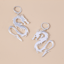 Load image into Gallery viewer, Statement Dragon Earrings