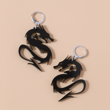 Load image into Gallery viewer, Statement Dragon Earrings