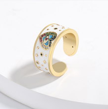 Load image into Gallery viewer, Crystal Evil Eye Rings