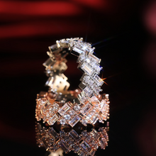 Load image into Gallery viewer, Geometric Crystal Ring