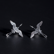 Load image into Gallery viewer, Flying Crane Earrings