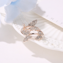 Load image into Gallery viewer, Luxury Crystal Butterfly Ring