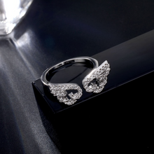 Load image into Gallery viewer, Angel Wing Crystal Ring