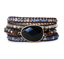 Load image into Gallery viewer, Black Onyx Healing Wrap Bracelet