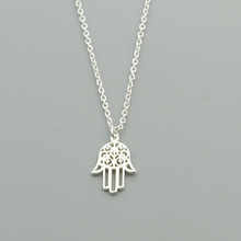 Load image into Gallery viewer, Hamsa Hand Amulet Necklace