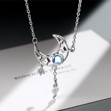Load image into Gallery viewer, Moonstone Tassel Necklace