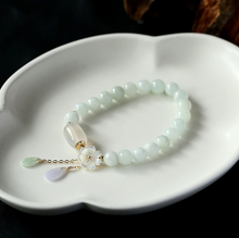 Load image into Gallery viewer, Emerald Jade Stone & Agate Bracelet
