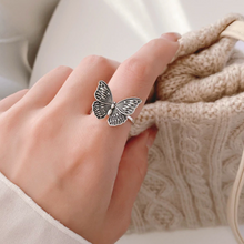 Load image into Gallery viewer, Sterling Silver Butterfly Ring