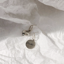 Load image into Gallery viewer, Smile & Heart Drop Earrings