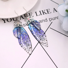 Load image into Gallery viewer, Fairy Wing Statement Earrings