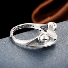 Load image into Gallery viewer, Sterling Silver Grumpy Frog Ring