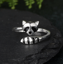 Load image into Gallery viewer, Raccoon 925 Sterling Silver Ring