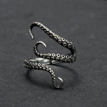 Load image into Gallery viewer, Octopus Silver Ring