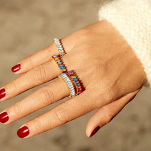 Load image into Gallery viewer, Multi-Colored Stackable Rings