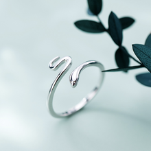 Load image into Gallery viewer, Sterling Silver Snake Ring