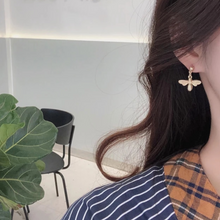Load image into Gallery viewer, Honeybee Gold Drop Earrings