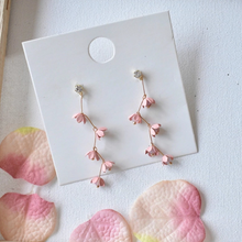 Load image into Gallery viewer, Pink Cherry Blossom Earrings