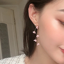 Load image into Gallery viewer, Pink Cherry Blossom Earrings