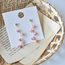 Load image into Gallery viewer, Pink Cherry Blossom Earrings