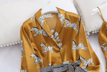 Load image into Gallery viewer, 2021 Spring Women Ice Silk Pajamas Sets with Pants