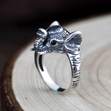 Load image into Gallery viewer, Balmora Sterling Silver Elephant Ring