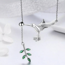 Load image into Gallery viewer, Hummingbird 925 Sterling Silver Necklace