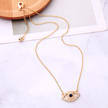 Load image into Gallery viewer, Crystal Evil Eye Pendant Necklace