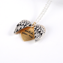 Load image into Gallery viewer, “Watch Over Me” Angel Wings Necklace