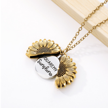 Load image into Gallery viewer, “You Are My Sunshine” Sunflower Necklace