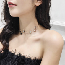 Load image into Gallery viewer, Megna Silver Star Necklace