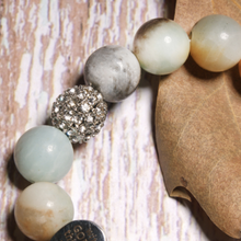 Load image into Gallery viewer, Amazonite Bible Verse Bracelet