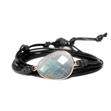 Load image into Gallery viewer, Labradorite Stone Wrap Bracelet