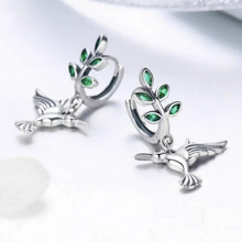 Load image into Gallery viewer, Hummingbird 925 Sterling Silver Earrings