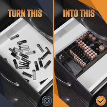 Load image into Gallery viewer, Battery Organizer With Energy Tester