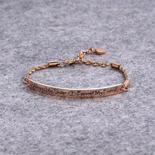 Load image into Gallery viewer, ‘Always My Sister' Inspirational Bracelet
