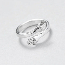 Load image into Gallery viewer, Sterling Silver Hug Ring