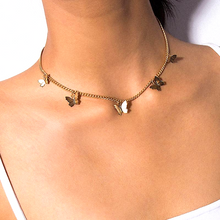 Load image into Gallery viewer, Butterfly Choker Necklace