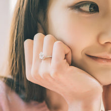 Load image into Gallery viewer, White Cherry Blossom Ring